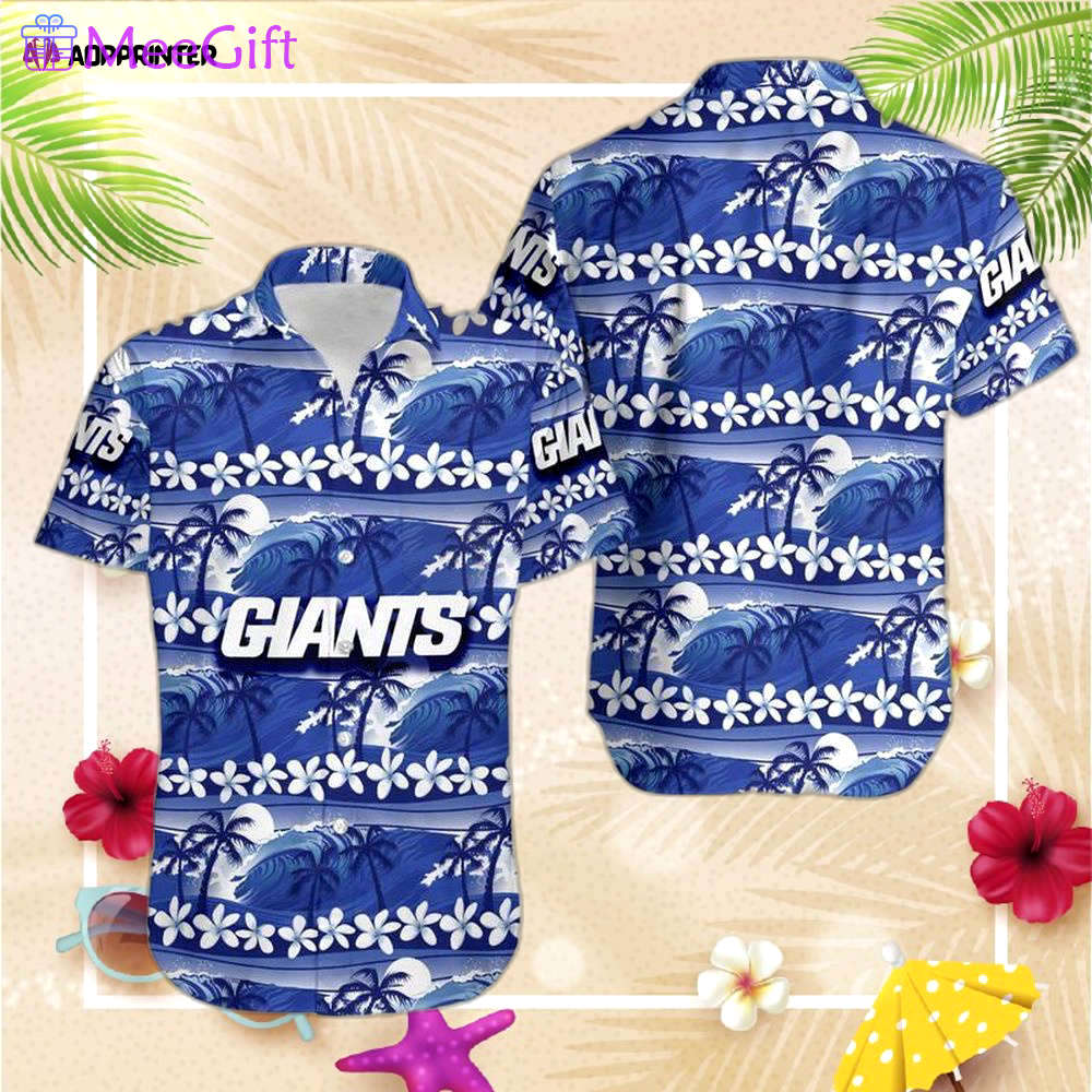 New york giants coconut trees nfl gift for fan hawaii shirt Hawaii Shirt
