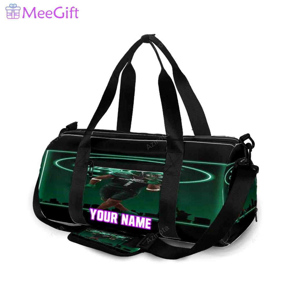 New york jets sauce gardner2 personalized name travel bag gym bag 715 Travel Bag