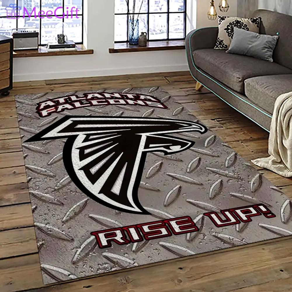 Nfl atlanta falcons football team logo sport carpet area rug home decor best gift for friends atfl1 Rectangle Rug