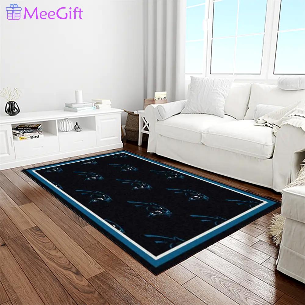 Nfl carolina panthers football team logo rectangle area rug cp23 Rectangle Rug