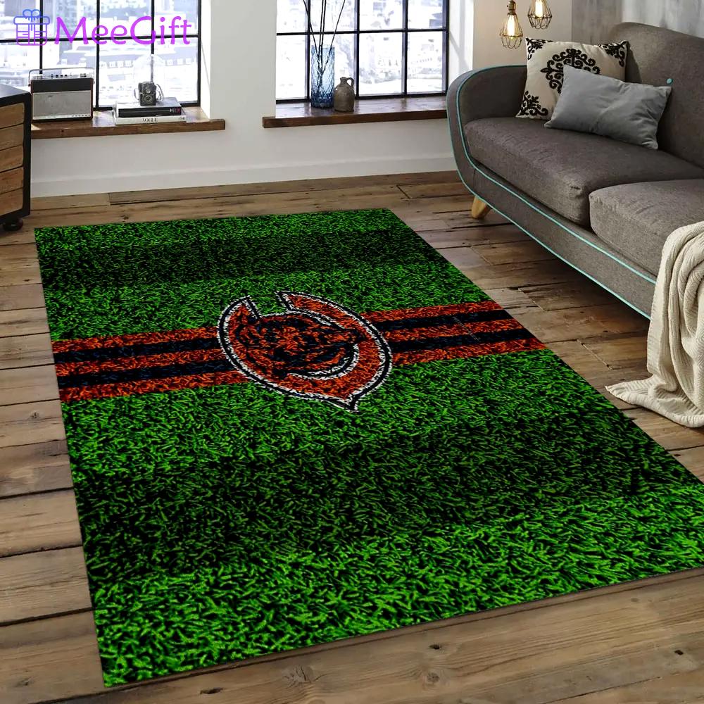 Nfl chicago bears football team logo rectangle area rug cgb38 Rectangle Rug