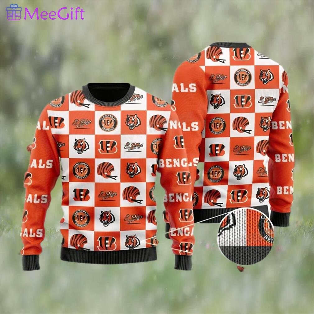 Nfl cincinnati football ugly christmas sweater bengals gifts Christmas Ugly Sweater