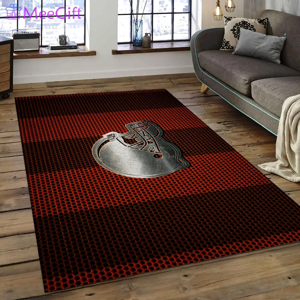Nfl cleveland browns football team logo rectangle area rug clb14 Rectangle Rug