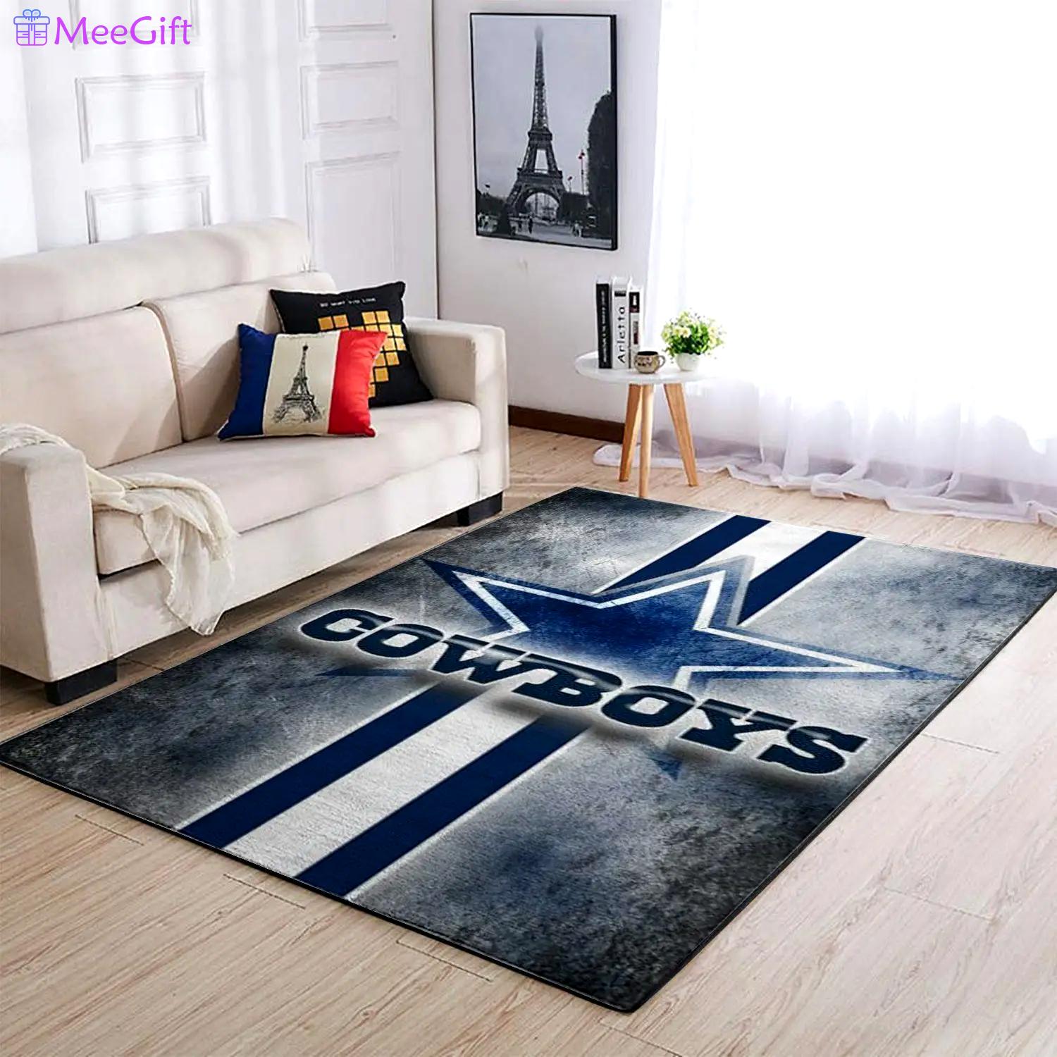 Nfl dallas cowboys football teammates area rug nice gift home decor v17260 Rectangle Rug