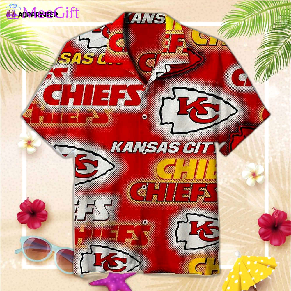 Nfl kansas city chiefs short sleeve hawaiian shirt Hawaii Shirt