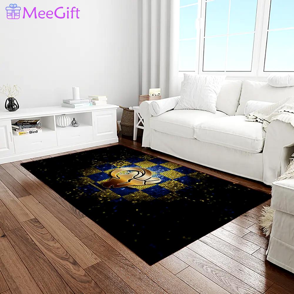 Nfl los angeles rams football team logo rectangle area rug lar49 Rectangle Rug