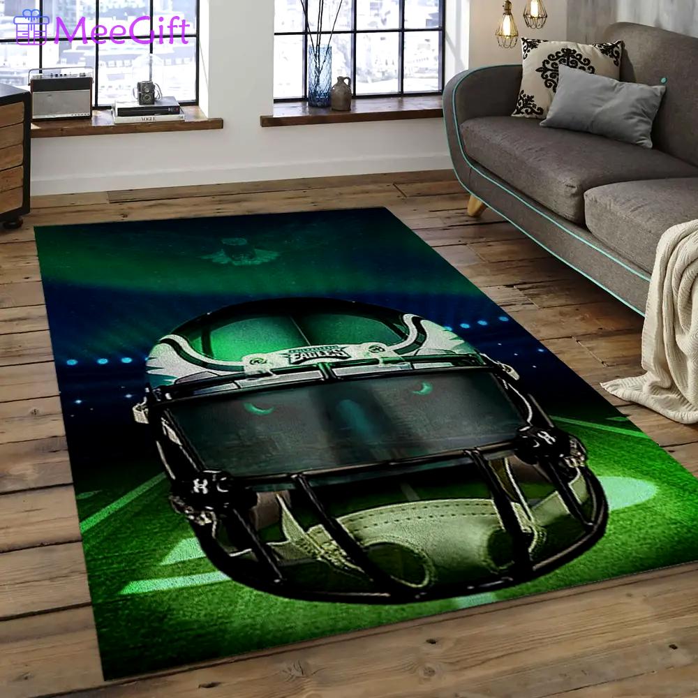 Nfl philadelphia eagles football team logo rectangle area rug pe03 Rectangle Rug