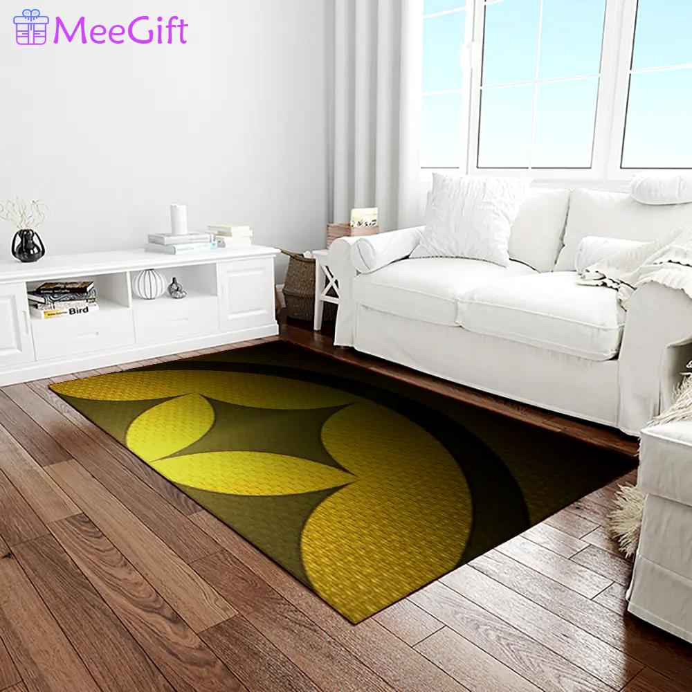 Nfl pittsburgh steelers football team logo rectangle area rug ptts34 Rectangle Rug