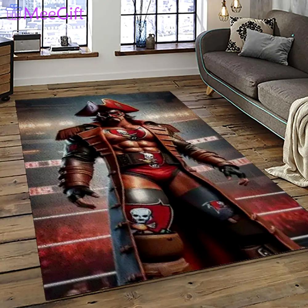 Nfl tampa bay buccaneers football team logo sport carpet area rug home decor best gift for friends tpbb48 Rectangle Rug