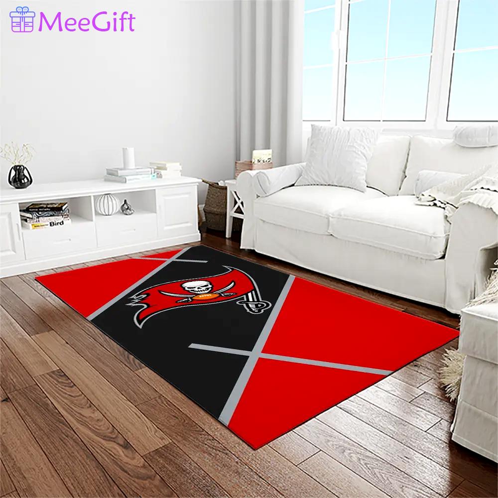 Nfl tampa bay buccaneers team logo rectangle area rug tbb15 Rectangle Rug