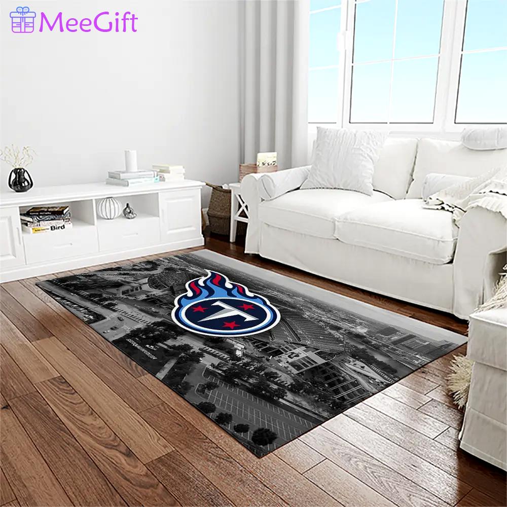 Nfl tennessee titans football team logo rectangle area rug tt06 Rectangle Rug