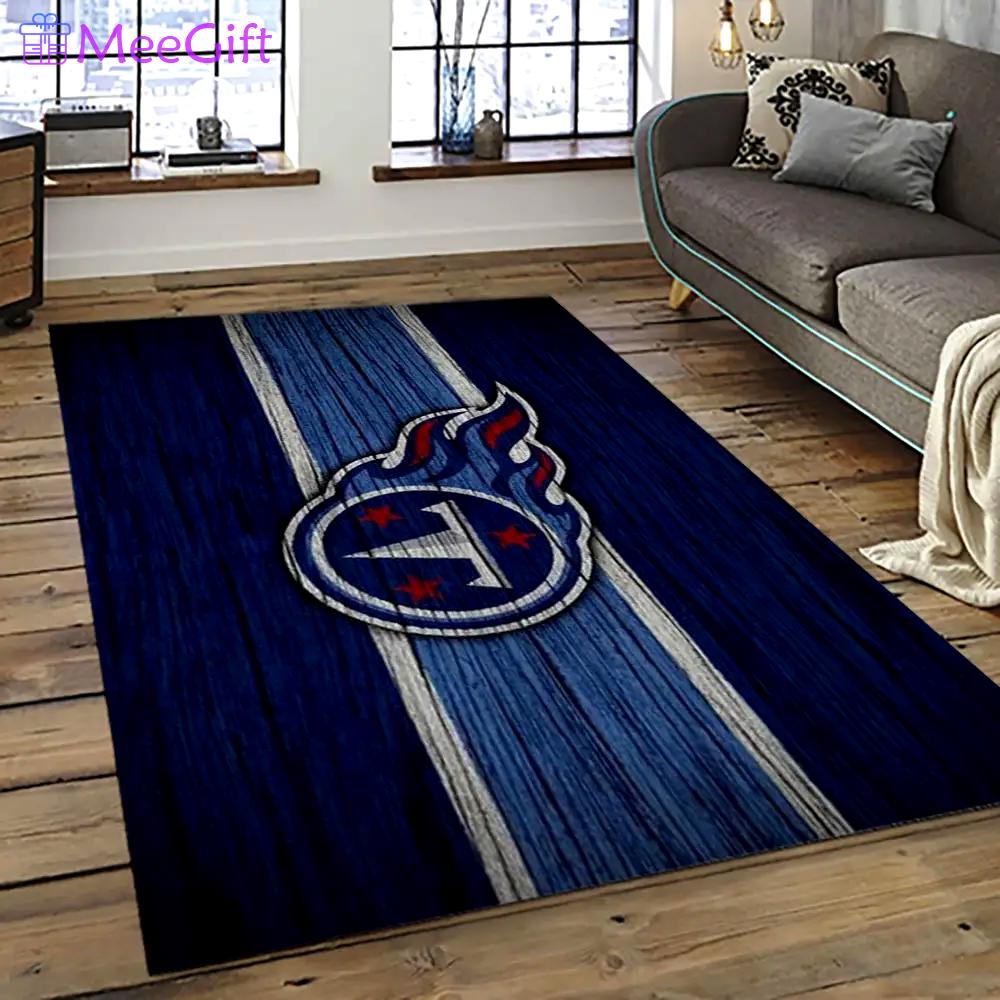 Nfl tennessee titans football team logo sport carpet area rug home decor best gift for friends tt49 Rectangle Rug