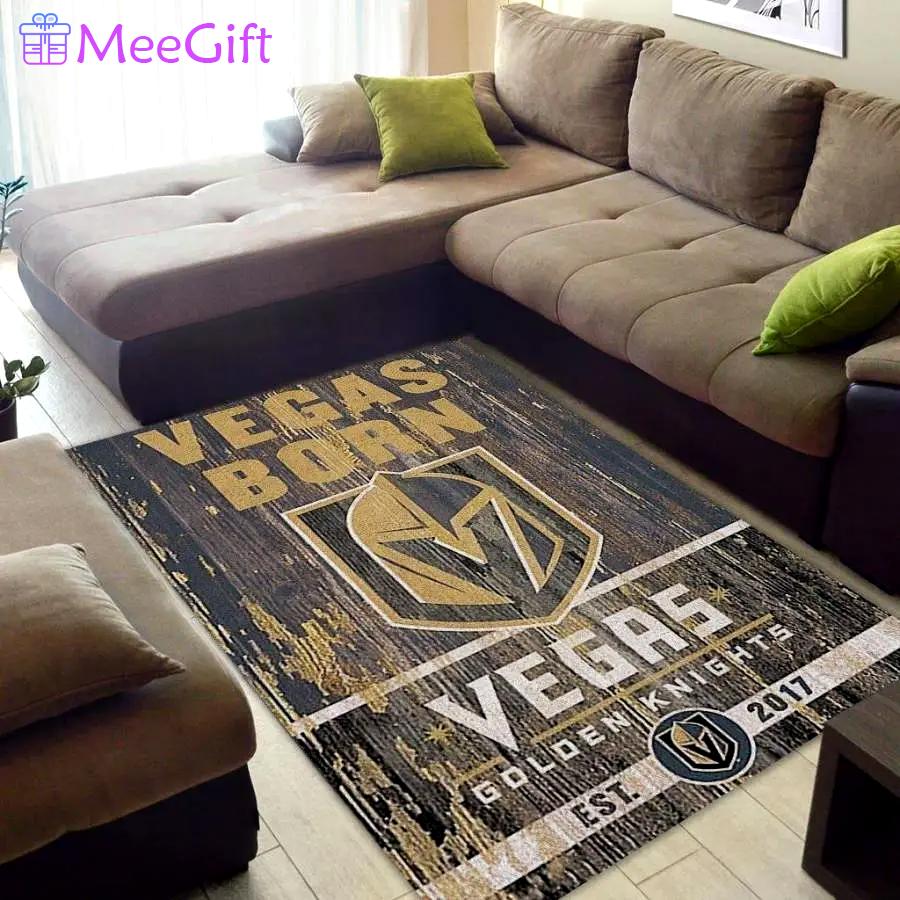 Nhl vegas golden knights vgk1001 matting area rug living room rug home decor Rectangle Rug