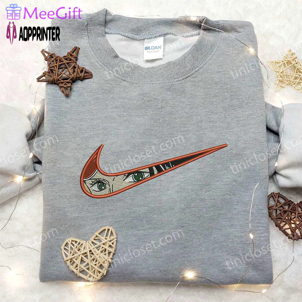 Nico robin x nike embroidered shirt: one piece inspired stylish nike apparel Embroidered Shirt