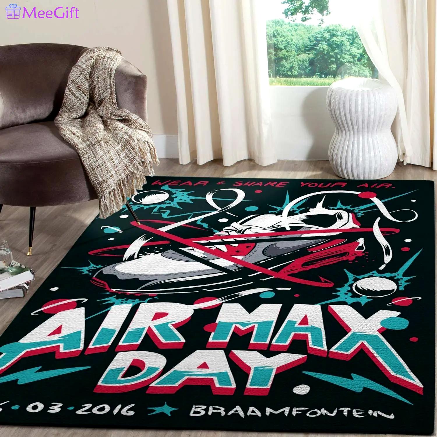 Nike air max sport area rugs living room carpet fn211212 brands fashion rug regtangle carpet floor decor home decor Rectangle Rug