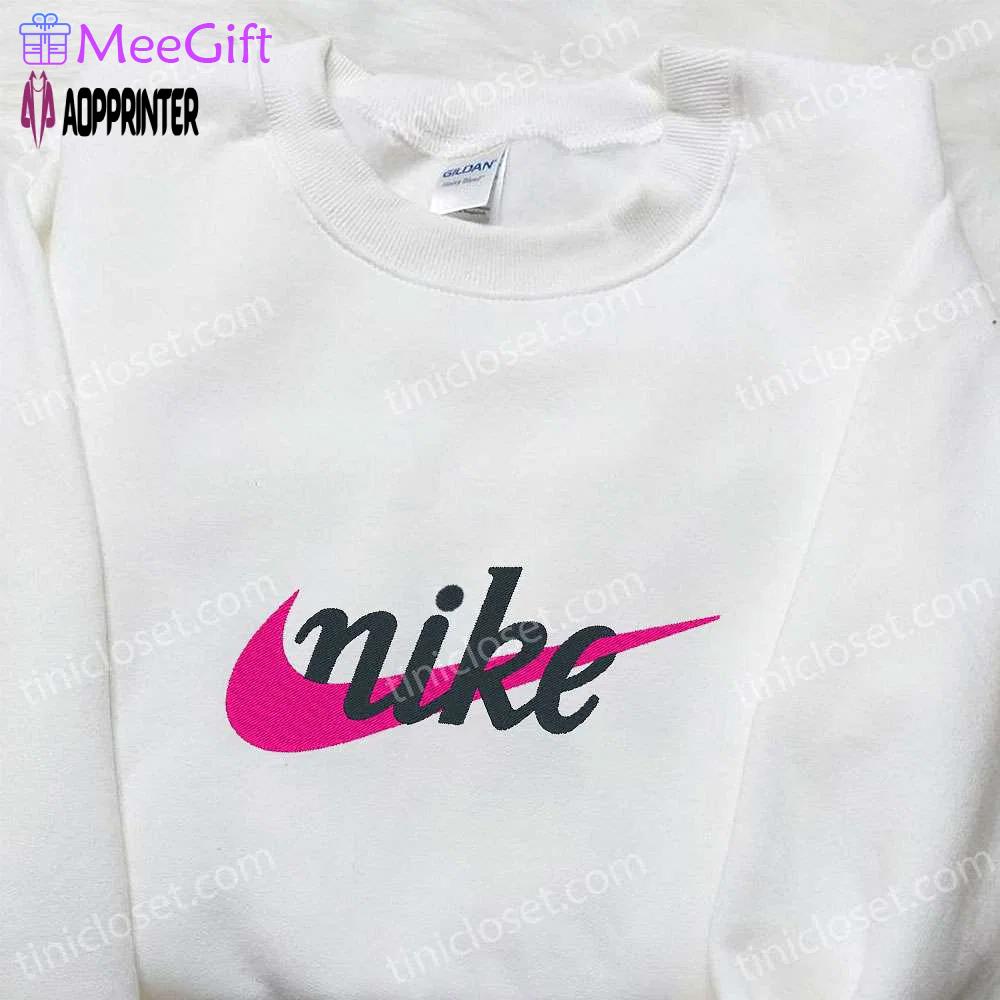 Nike embroidered tshirt: best family gift inspired nike shirt Embroidered Shirt