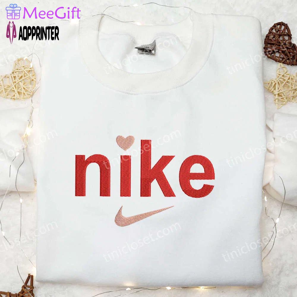 Nike love inspired embroidered shirt – unique and stylish apparel for unmatched comfort Embroidered Shirt