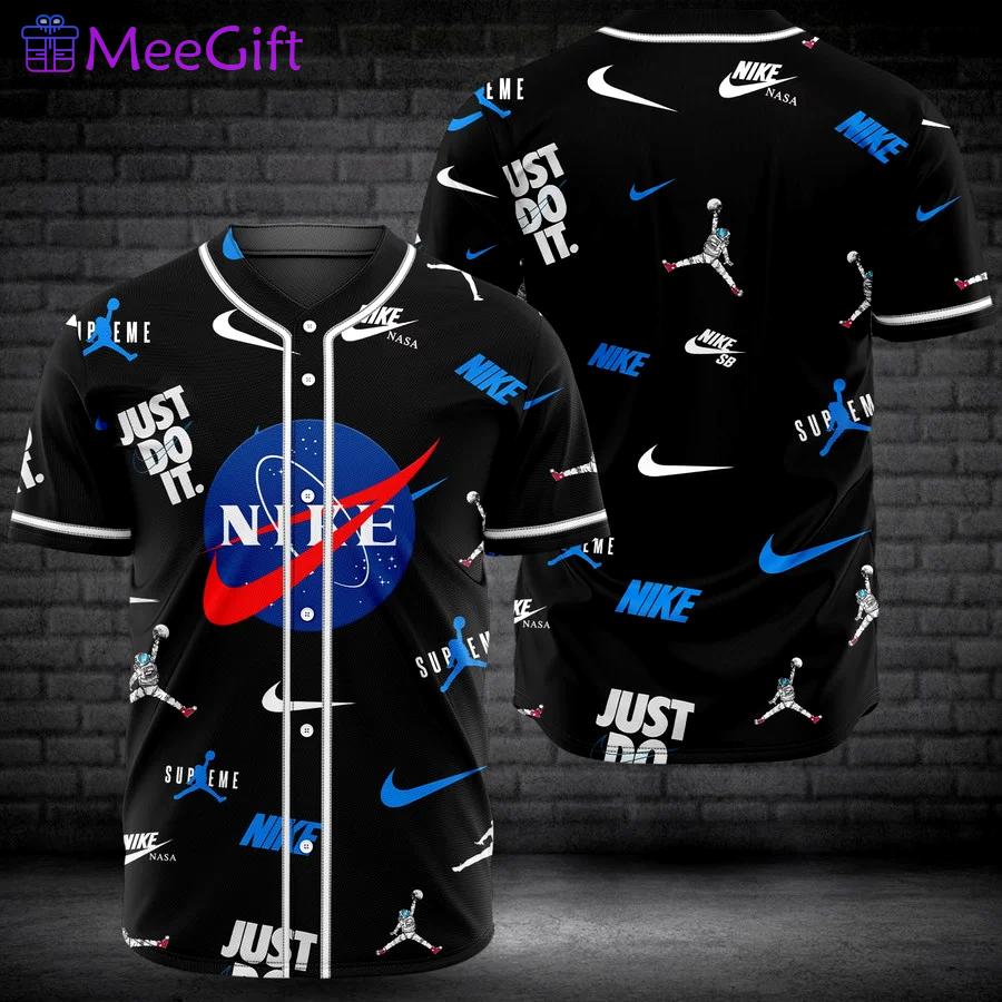 Nike supreme baseball jersey shirt luxury clothing clothes sport for men women hot 2023 Baseball Jersey Shirt