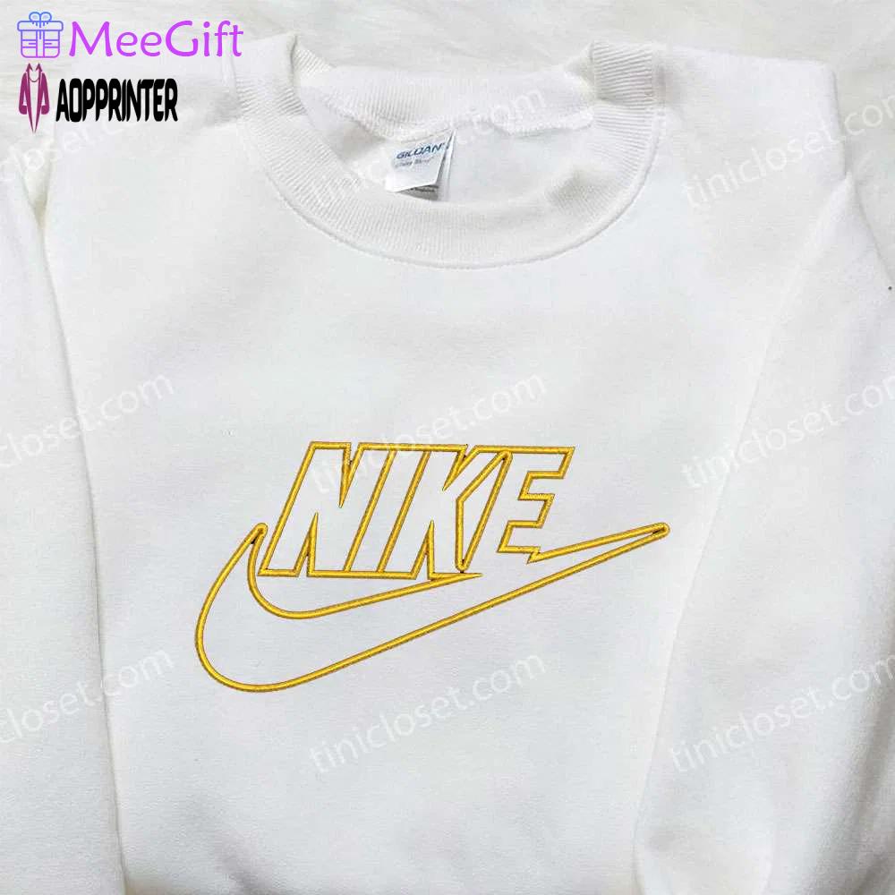 Nike swoosh embroidered sweatshirt & shirt: best birthday gift ideas Embroidered Shirt