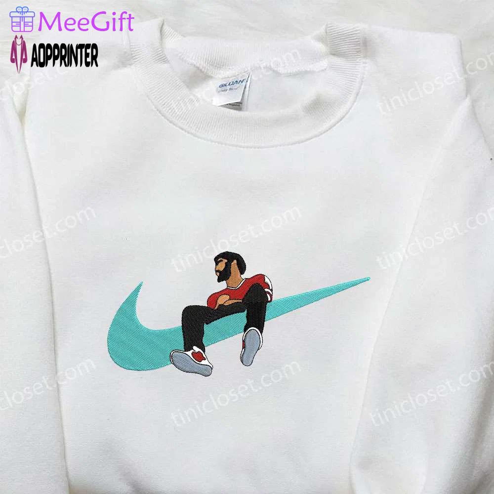 Nike swoosh x j cole embroidered shirt – rapper & celebrity apparel Embroidered Shirt