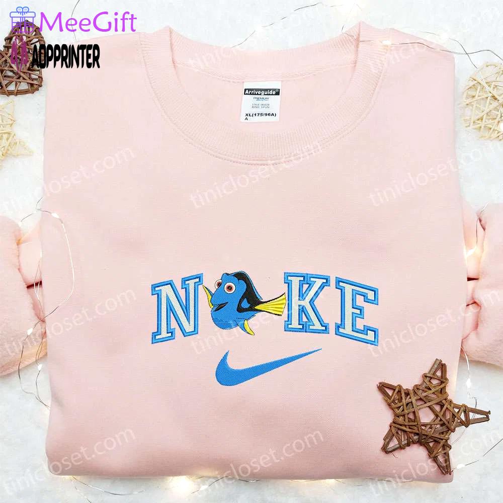 Nike x dory embroidered shirt: finding dory disney inspired apparel Embroidered Shirt