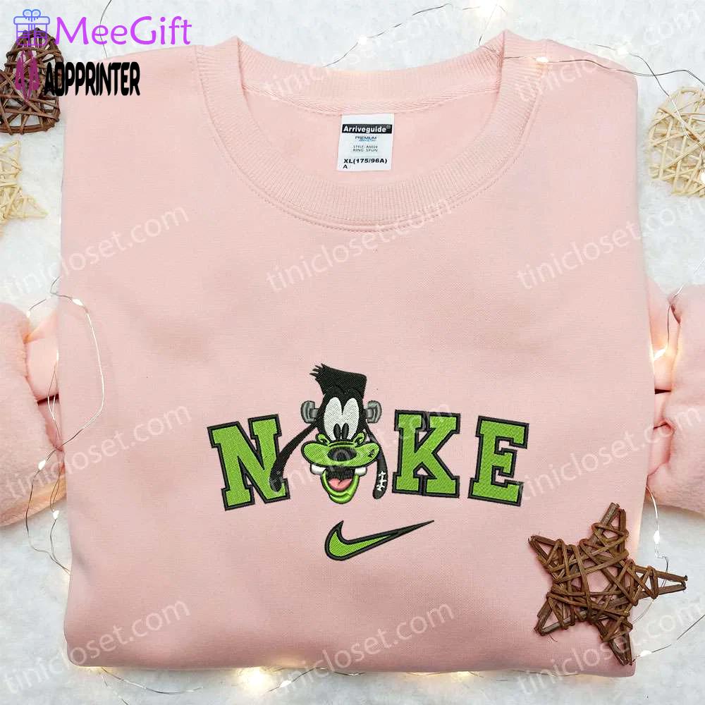 Nike x goofy halloween frankenstein embroidered shirt disney inspired halloween tee Embroidered Shirt