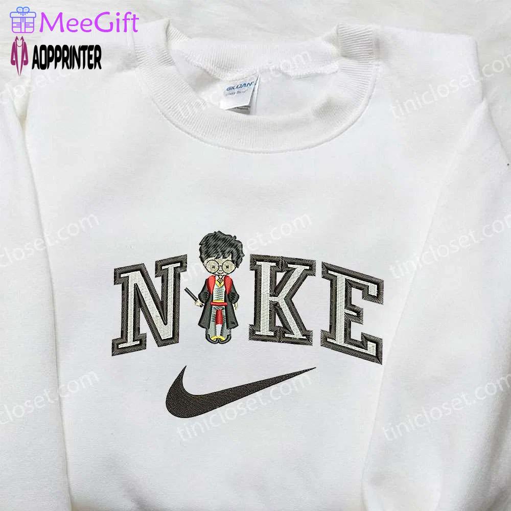 Nike x harry potter embroidered shirt: movie-inspired & nike-inspired designs Embroidered Shirt