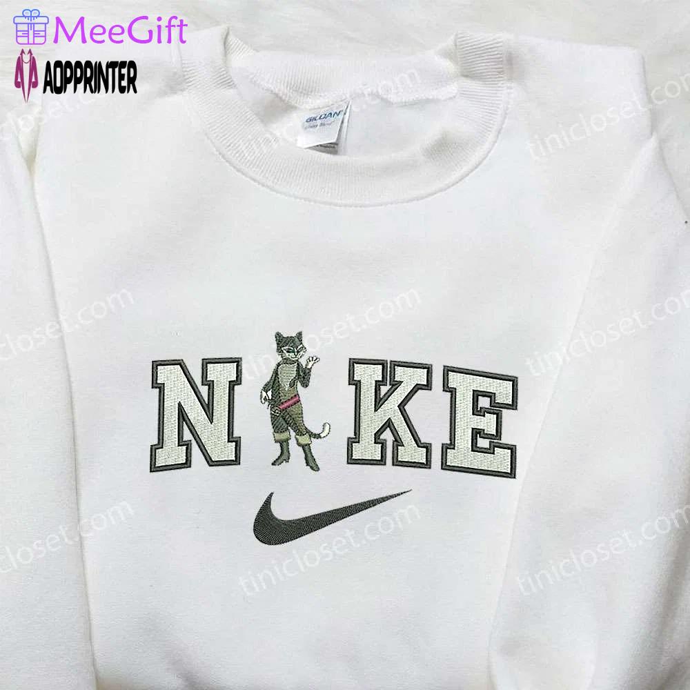 Nike x kitty softpaws embroidered shirt: cartoon-inspired nike shirt Embroidered Shirt