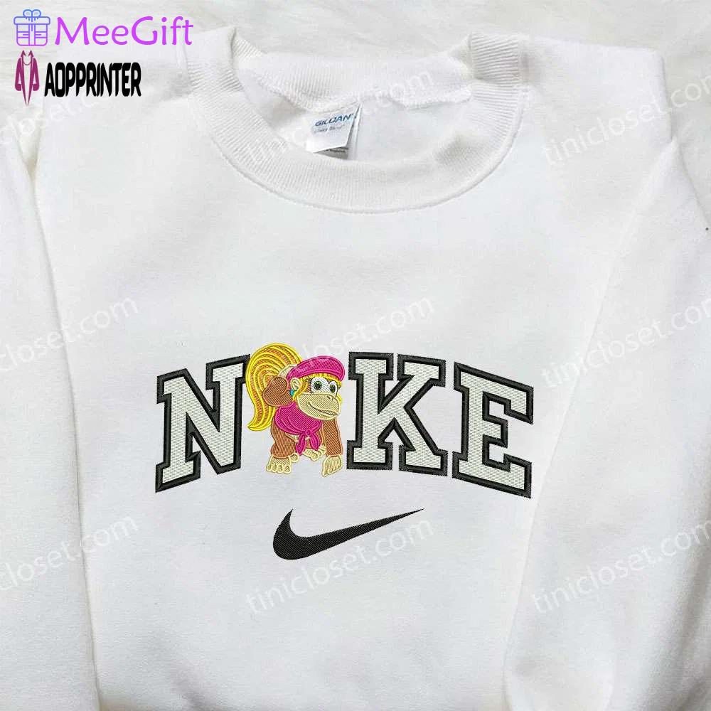 Nike x lady kong embroidered shirt: movie-inspired nike fashion for women Embroidered Shirt