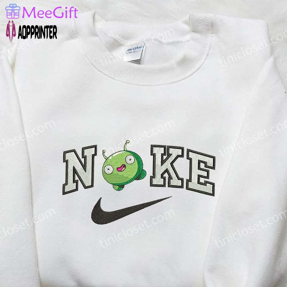 Nike x mooncake final space embroidered shirt – cute nike inspired tee Embroidered Shirt