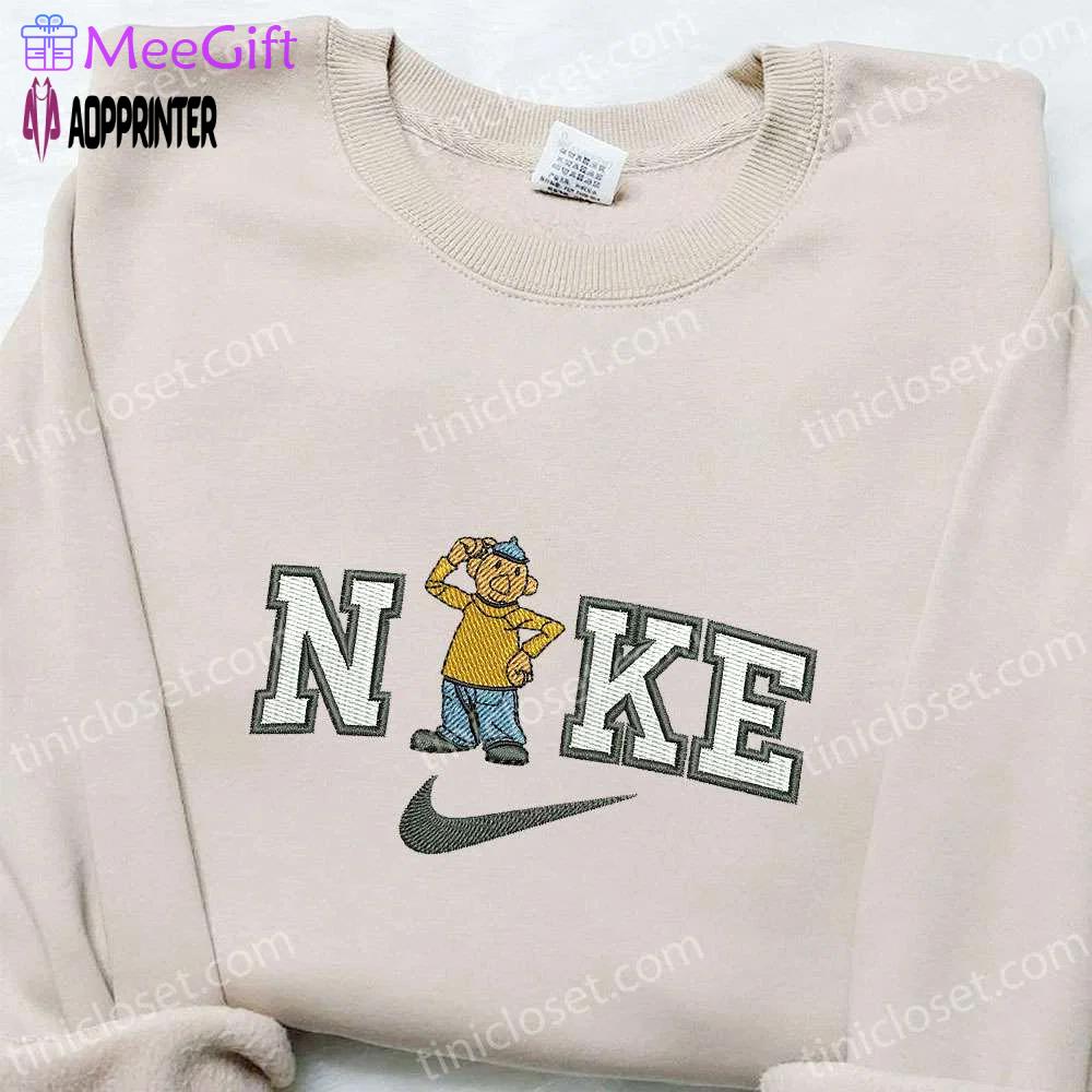 Nike x pat cartoon embroidered hoodie & shirt: pat and mat inspired t-shirt Embroidered Shirt