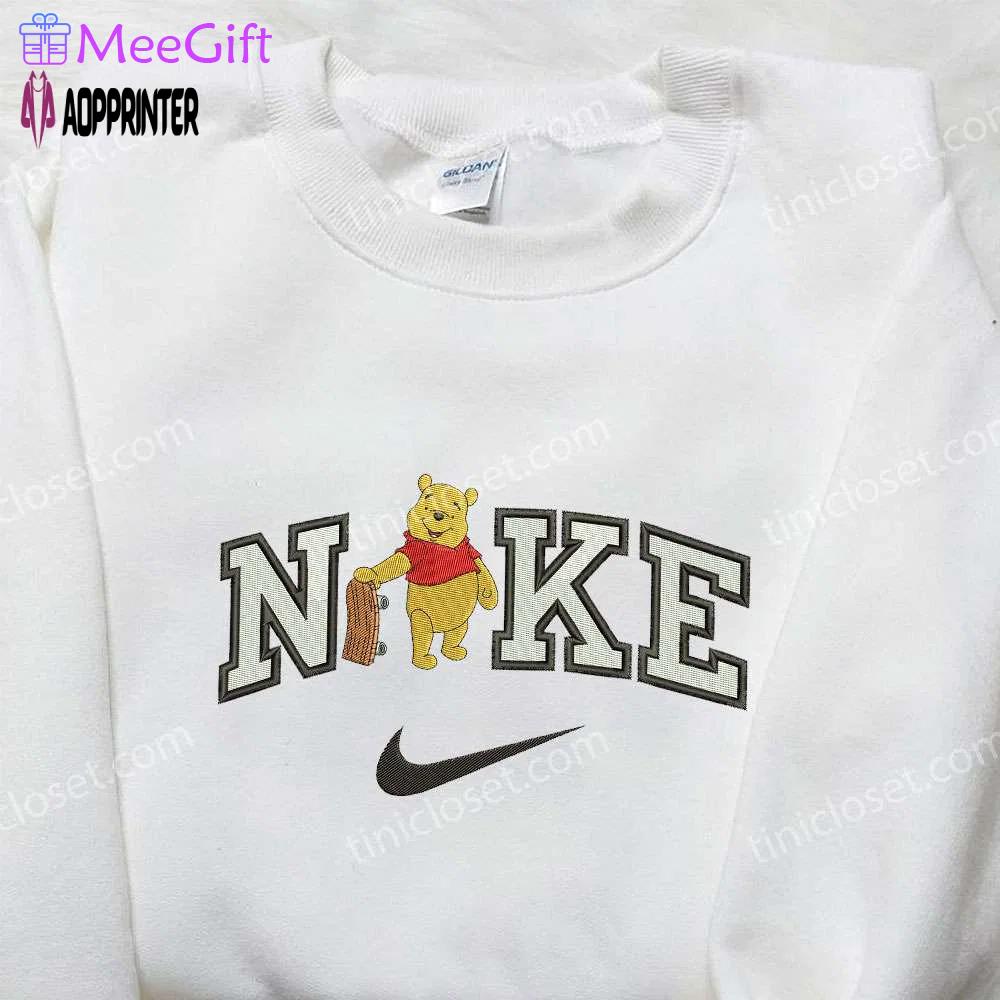 Nike x winnie the pooh embroidered sweatshirt: skate board inspired shirt Embroidered Shirt