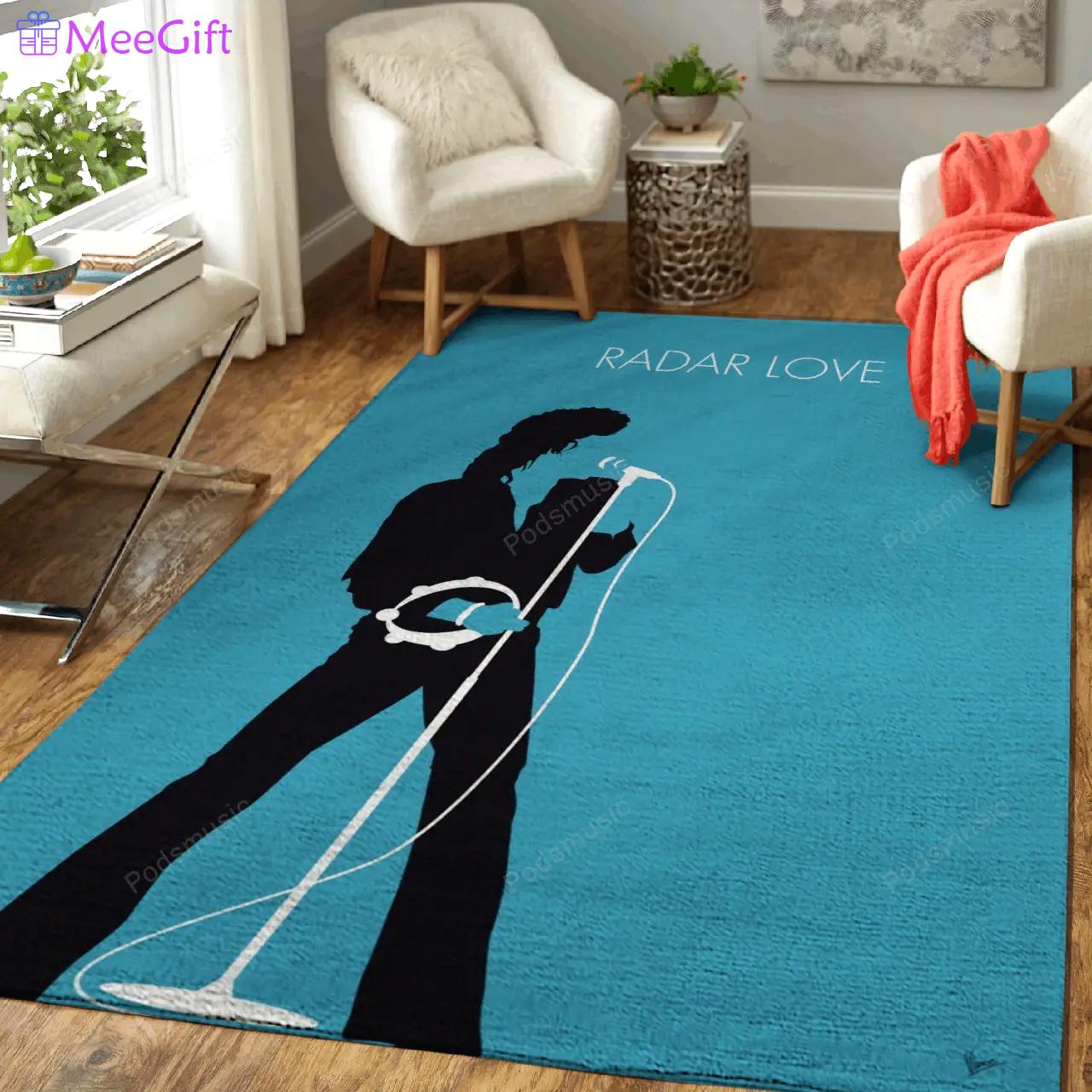 No115 my golden earring minimal music artwork minimal music artworks art for fans area rug living room carpet rug regtangle decor home decor Rectangle Rug