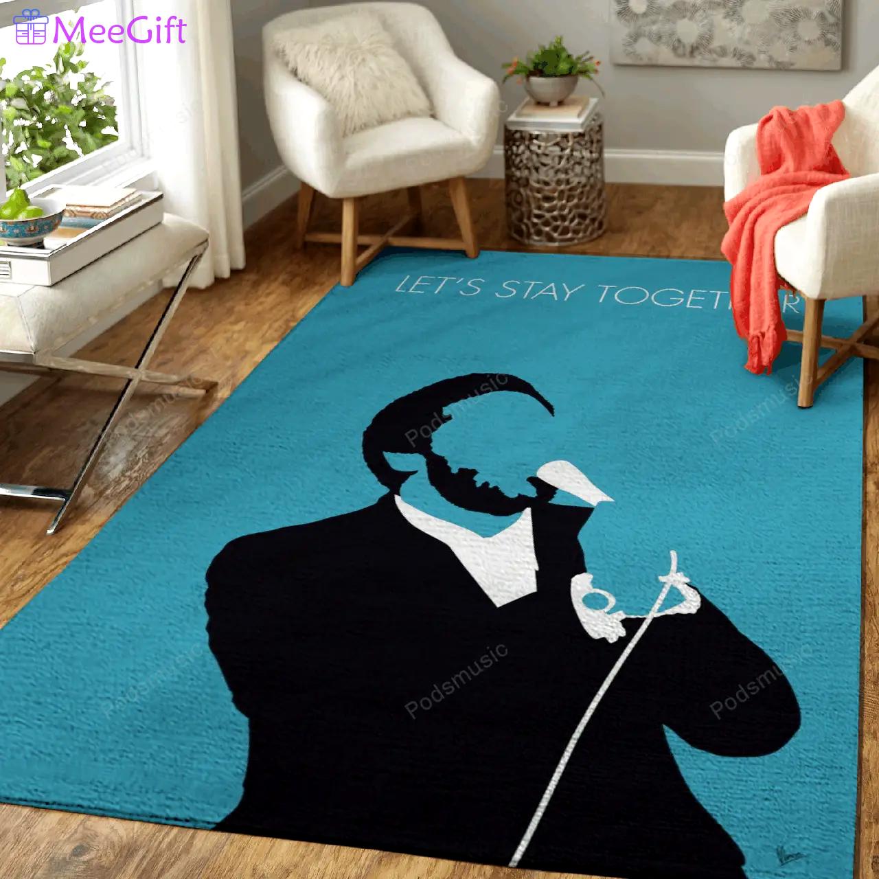 No135 my al green minimal music artwork minimal music artworks art for fans area rug living room carpet rug regtangle carpet floor decor home decor Rectangle Rug