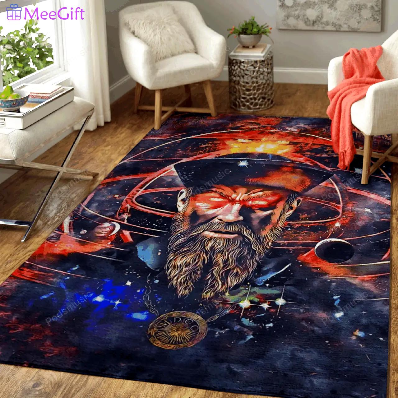 Nostradamus music artworks art for fans area rug living room carpet rug regtangle carpet floor decor home decor Rectangle Rug