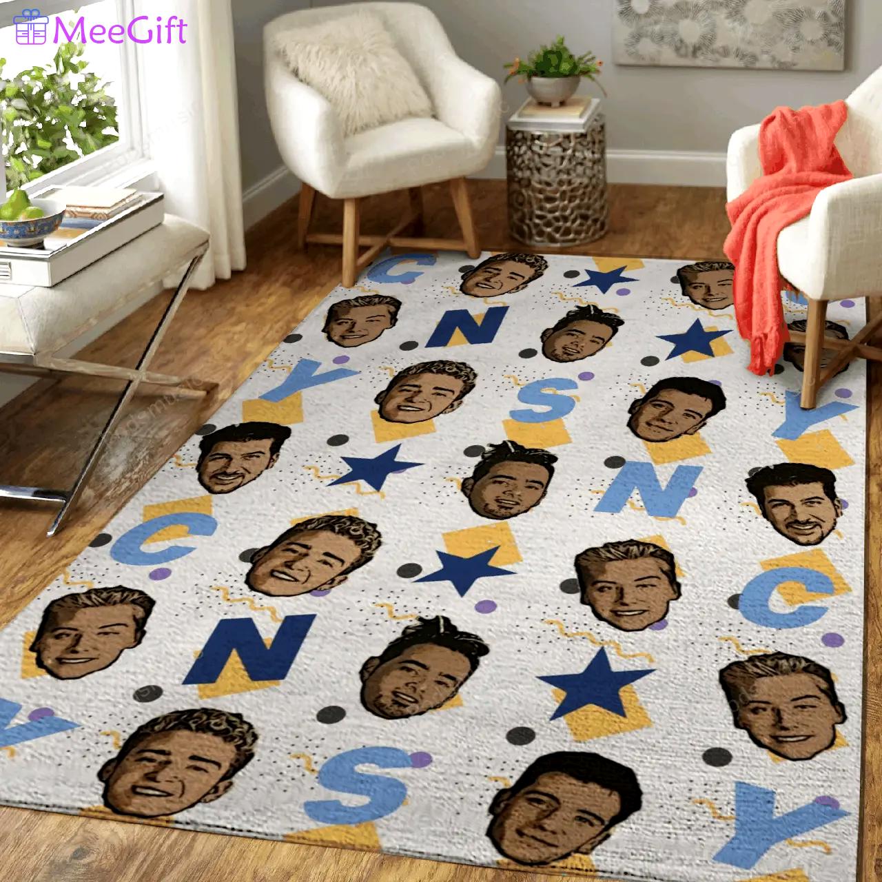 Nsync doodles music art for fans area rug living room carpet rug regtangle carpet floor decor home decor Rectangle Rug