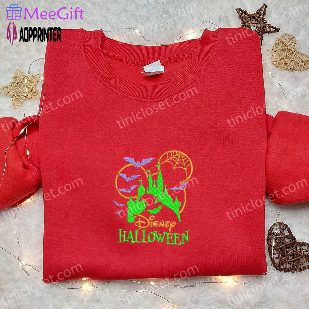 Oogie boogie halloween castle hoodie & disney t-shirt: best halloween gift ideas Embroidered Shirt