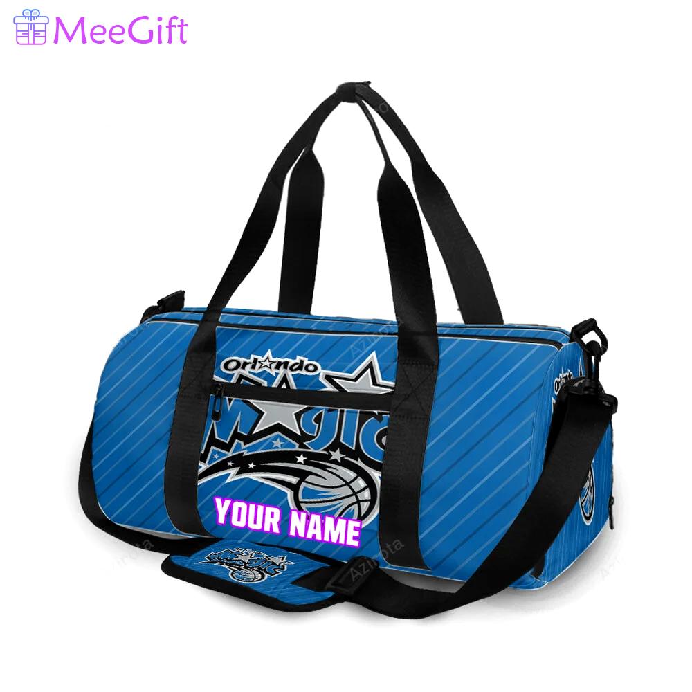 Orlando magic blue personalized name travel bag gym bag 1427 Travel Bag