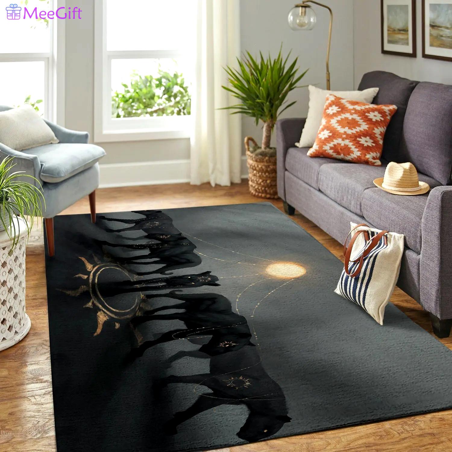 Panthers area rug ofd bps190827 area rug living room carpet rug regtangle carpet floor decor home decor Rectangle Rug
