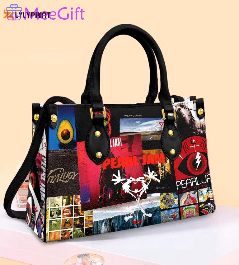 Pearl jam leather handbag 2 3317 Women Leather Hand Bag