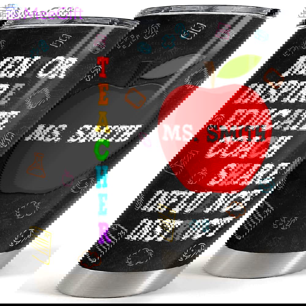 Personalized teacher tumbler teacher appreciation gift ideas Personalized Tumbler