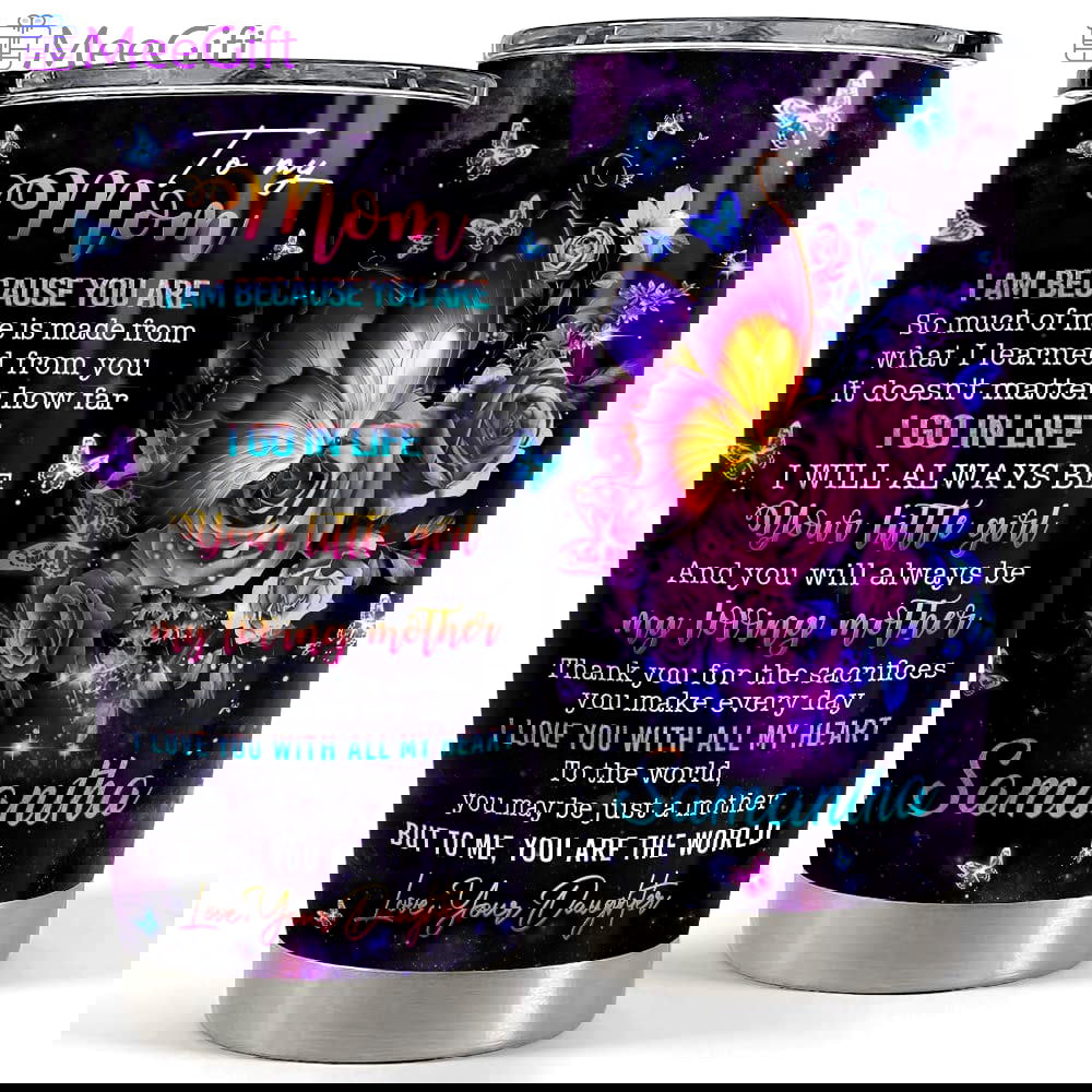 Personalized to my mom tumbler from daughter mother day gift Personalized Tumbler