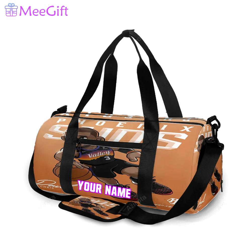 Phoenix suns chris paul v3 personalized name travel bag gym bag 2192 Travel Bag