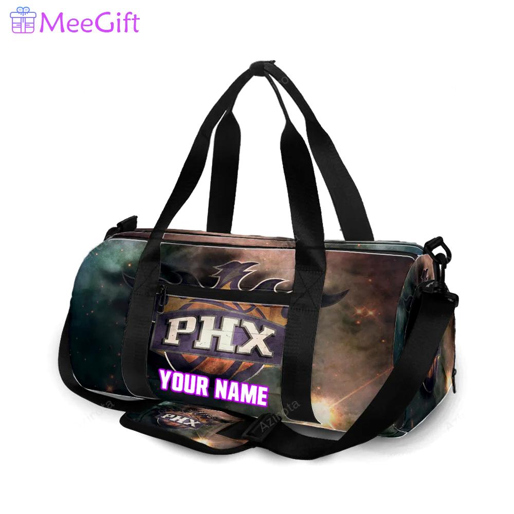 Phoenix suns emblem v8 personalized name travel bag gym bag 2378 Travel Bag