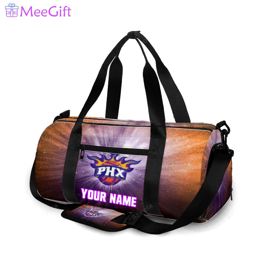 Phoenix suns emblem v9 personalized name travel bag gym bag 2376 Travel Bag