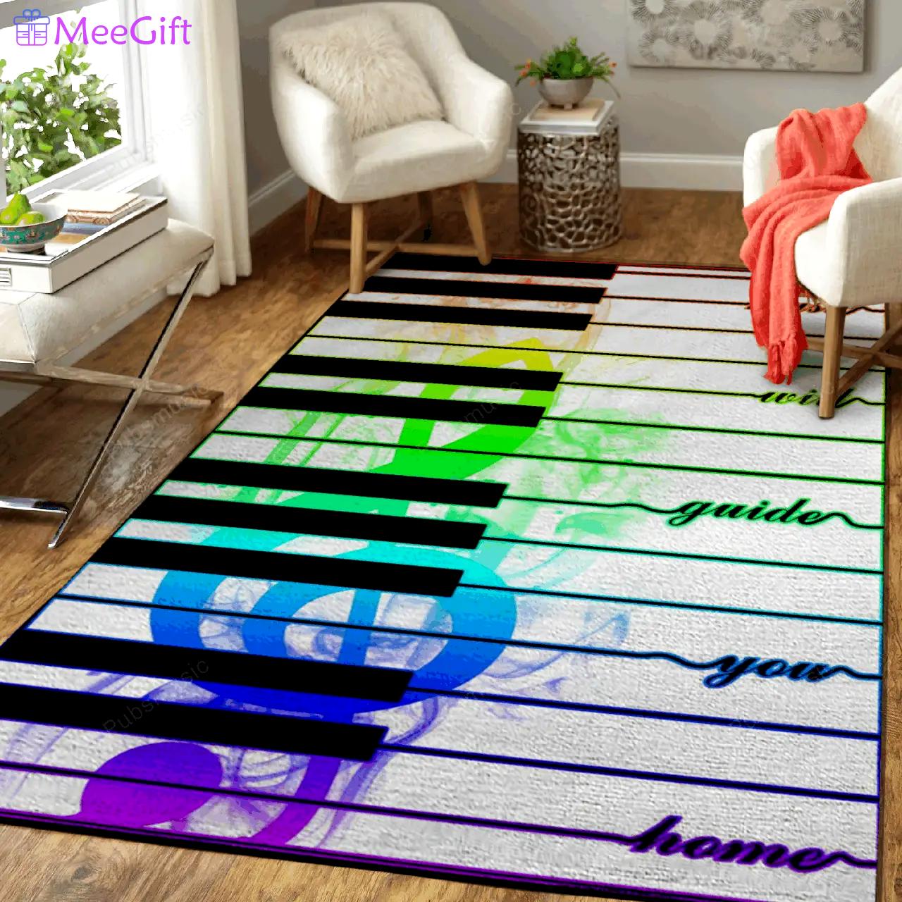 Piano music art for fans area rug living room carpet rug regtangle carpet floor decor home decor Rectangle Rug