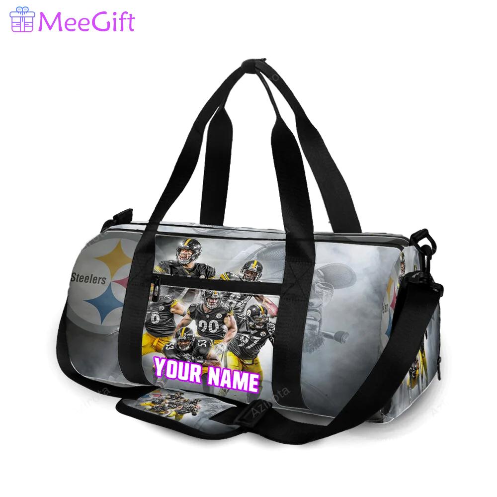 Pittsburgh steelers players and coach personalized name travel bag gym bag 2108 Travel Bag
