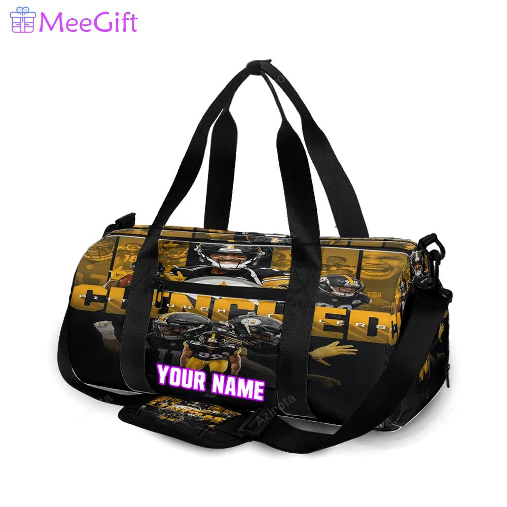 Pittsburgh steelers players team m6 personalized name travel bag gym bag 1291 Travel Bag