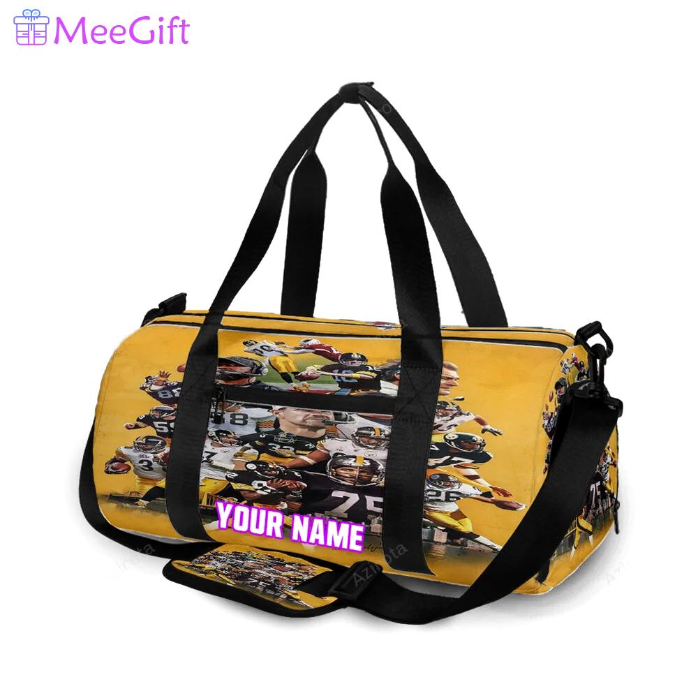 Pittsburgh steelers players team m8 personalized name travel bag gym bag 208 Travel Bag