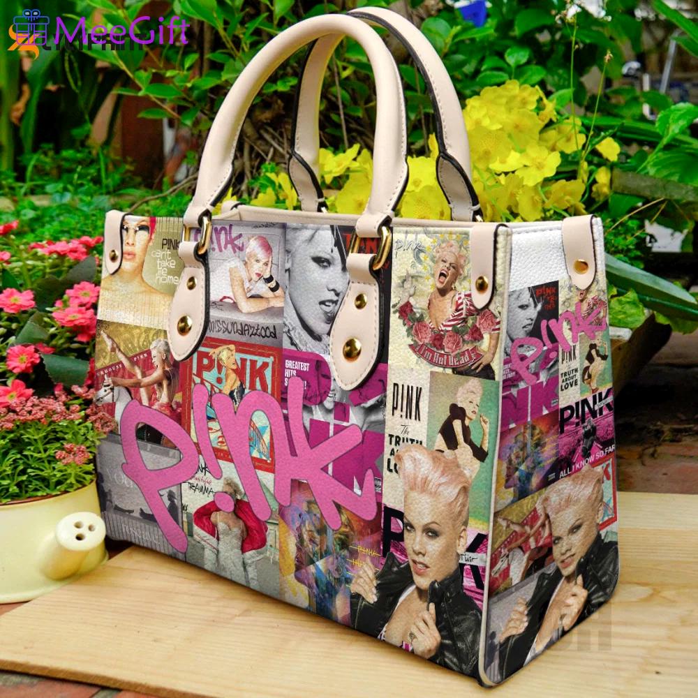 P!nk leather bag for women gift 2232 Women Leather Hand Bag
